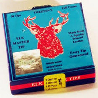 KBA ORIGINAL ELK MASTER TIP BLUE (10 MM)-50 PIECES KBAOEMT50 Pool Cue Stick(Microfibre)