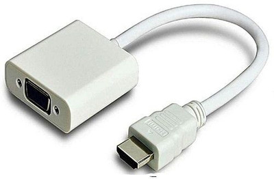 

Microware HDMI To VGA Converter Cable For DVD Player/Laptop (White) HDMI Cable(Compatible with computer, Laptop, Tablet, Mp3, Gaming Device, White)