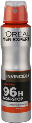 

L'Oreal Paris Men Expert Invincible Deodorant Deodorant Spray - For Men(150 ml)