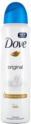 

Dove New & Improved Original 1/4 Moisturising Cream 48h Anti-Perspirant/ Anti-transpirant Deodorant Deodorant Spray - For Men & Women(250 ml)