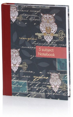 

Nightingale A6 Note Book(5 Subject Notebook, Multicolor)