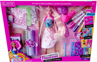 

Shoppernation Fancy Clothing Designing Doll Play Set(Multicolor)