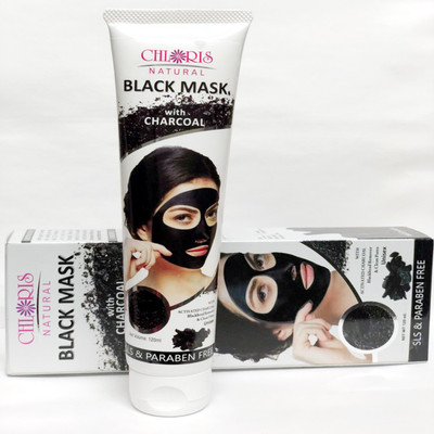 

Chloris Natural Charcoal Peel Off Black Mask- Pack of 2(240 ml)