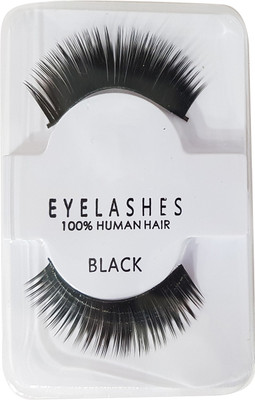 

Fully Real Human Hair Eyelashes For Eye MAke Up In Wedding Or Any Occasion (Heavy)(Pack of 2)