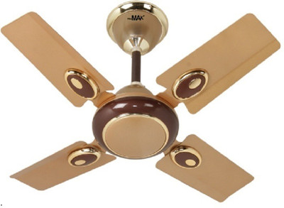 

MinMAX 600 MM I-10 Hi-Speed 4 Blade Ceiling Fan(GOLDEN, Pack of 1), Gold