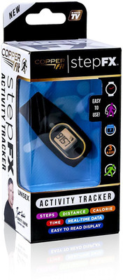 

COPPER FIT STEP FX WIRELESS ACTIVITY TRACKER Fitness Band(Black, Pack of 1)