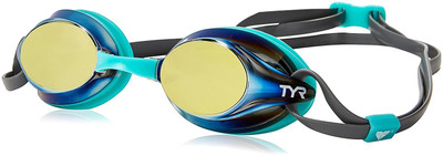 

TYR Velocity Racing Mirrored Goggles Swimming Goggles(Multicolor), Assorted