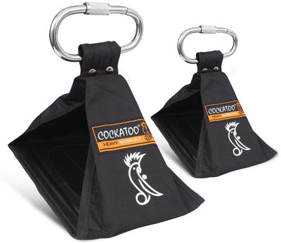 

COCKATOO Professional Use Ab Sling Heavy Duty Training Straps Hand Grip/Fitness Grip(Black)