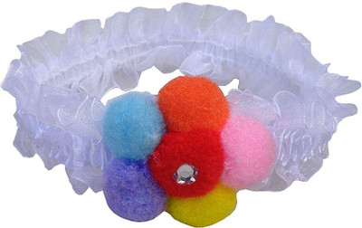 

Trendeela.com Feriha - Pom Pom Head Band(White, Multicolor)
