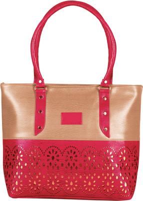 Gen-Y Hand-held Bag(Red, Tan)