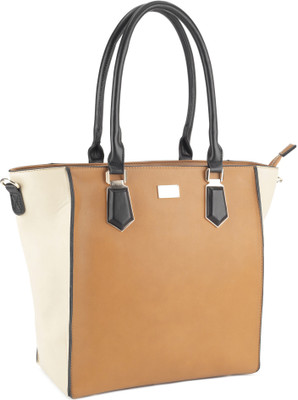 

Allen Solly Hand-held Bag(Tan, Beige), Beige;tan