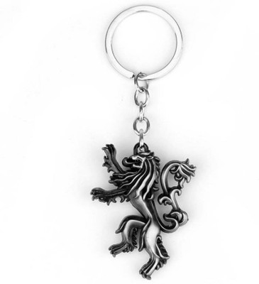 

Styledose Game of Thrones Family crest House Lannister 3D 5cm Locking Key Chain (Silver) Key Chain