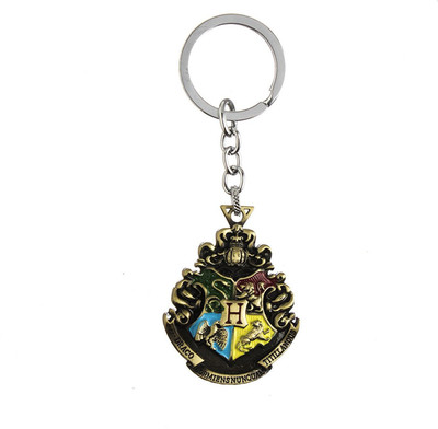 

Styledose Harry Potter Hogwarts School Badge 3D Logo Metal Locking Key Chain (gold) Key Chain