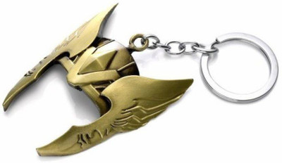 

Styledose Thor Mask Helmet gold keychain Key Chain
