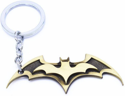 

Styledose Batman Dawn of Justice wings Logo 3d 8cm Metal Key Chain (Gold) Key Chain