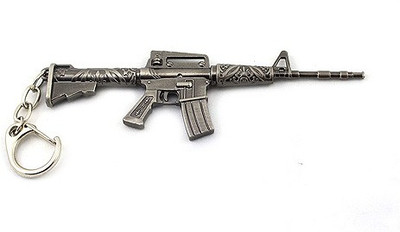 

Military Green Metal Gun Key Chain 04 Key Chain