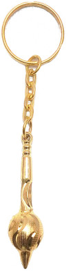 KD COLLECTIONS KD-255 Golden Color Hanuman Ji Gada Metal Keychain | Key-ring For Spiritual Protection and Good Luck Key Chain available at flipkart for Rs.165