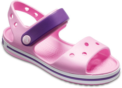 

Crocs Girls Slip-on Strappy Sandals(Pink, Black