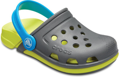 

Crocs Boys Slip-on Clogs(Grey, Black