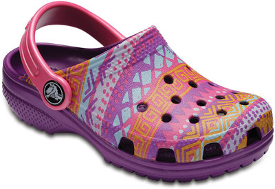 

Crocs Boys Slip-on Clogs(Purple, Black