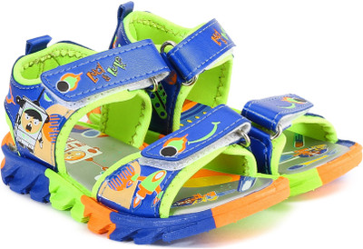 

Lucy & Luke by Liberty Boys & Girls Velcro Sports Sandals(Multicolor, R . blue