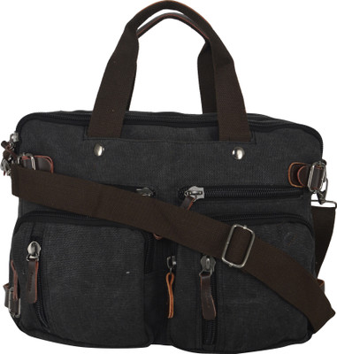 

PFERD 15 inch Expandable Laptop Messenger Bag(Black)