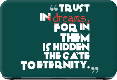 Flipkart SmartBuy Trust In Dreams Premium LG Vinyl (matte) Laptop Decal 14.1