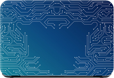 

Flipkart SmartBuy circuit blue Premium LG Vinyl (matte) Laptop Decal 13.3