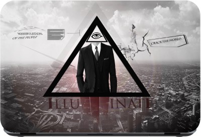 Flipkart SmartBuy Corporate_Illuminati Premium LG Vinyl (matte) Laptop Decal 15.6