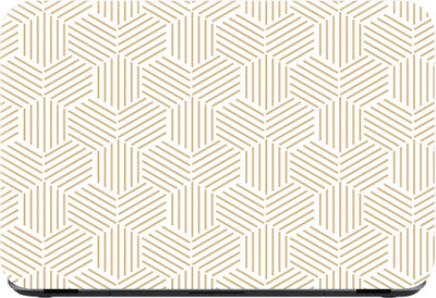 

Flipkart SmartBuy brown polygon lined pattern Premium LG Vinyl (matte) Laptop Decal 13.3