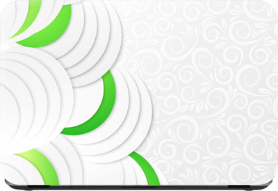 

Flipkart SmartBuy white green abstract Premium LG Vinyl (matte) Laptop Decal 15.6