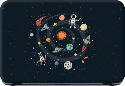 Flipkart SmartBuy orbit Premium LG Vinyl (matte) Reusable Laptop Skin Compatible for 15.6 inch(Theme: Illustrations)