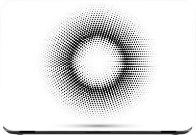 

Flipkart SmartBuy black white dots Premium LG Vinyl (matte) Laptop Decal 15.6