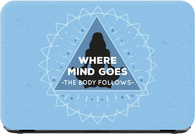 

Flipkart SmartBuy where mind goes Premium LG Vinyl (matte) Laptop Decal 14.1