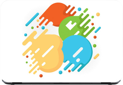 

Flipkart SmartBuy RBGY pattern Premium LG Vinyl (matte) Laptop Decal 15.6
