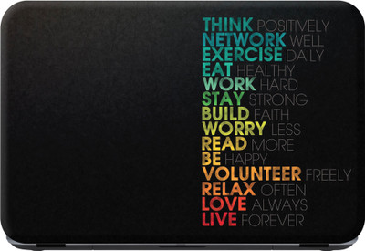

Flipkart SmartBuy Think Positively Premium LG Vinyl (matte) Laptop Decal 14.1