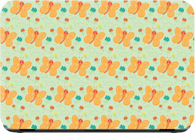 Flipkart SmartBuy butterfly sandy Premium LG Vinyl (matte) Laptop Decal 15.6