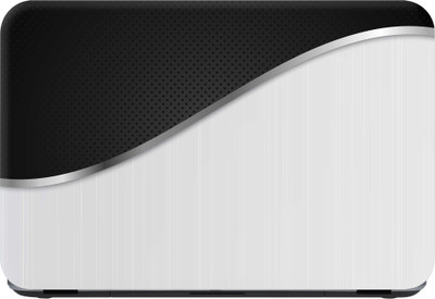 

Flipkart SmartBuy white black dots 2 Premium LG Vinyl (matte) Laptop Decal 15.6