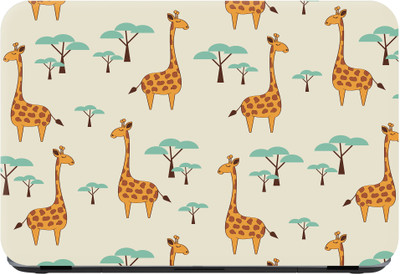 

Flipkart SmartBuy giraffic in forest Premium LG Vinyl (matte) Laptop Decal 15.6