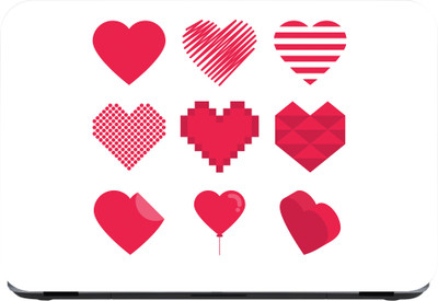 

Flipkart SmartBuy love hearts 11 Premium LG Vinyl (matte) Laptop Decal 15.6