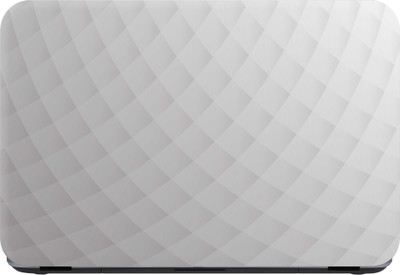 Flipkart SmartBuy white square pattern Premium LG Vinyl (matte) Laptop Decal 13.3
