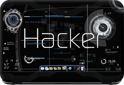 Flipkart SmartBuy Ethical Hacker Premium LG Vinyl (matte) Reusable Laptop Skin Compatible for 15.6 inch(Theme: Typography)