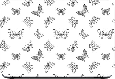 

Flipkart SmartBuy butterfly sketch 01 Premium LG Vinyl (matte) Laptop Decal 15.6
