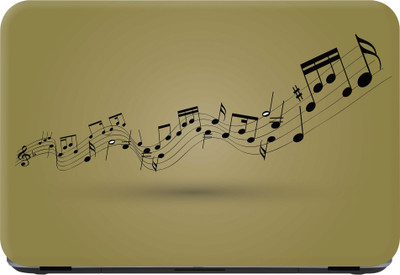 

Flipkart SmartBuy music notation wavy Premium LG Vinyl (matte) Laptop Decal 13.3