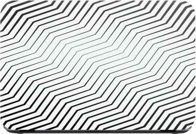 Flipkart SmartBuy black lines 2 Premium LG Vinyl (matte) Laptop Decal 15.6