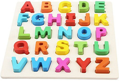 

Generic Early Learning Digitals Letters Puzzle Shape Blocks Baby Educational Toys(Multicolor)