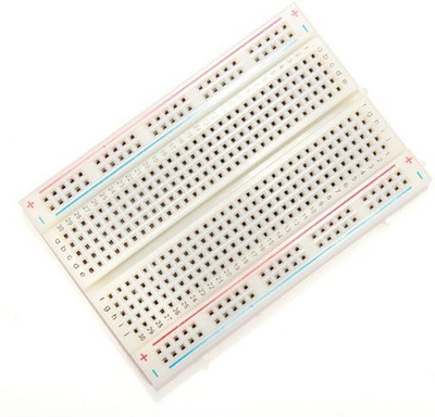 

Generic 5Pcs 8.5 X 5.5Cm White 400 Holes Solderless Breadboard For Arduino(Multicolor)