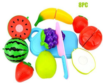 

Generic Fiaya 2017 Kids Toy,Pretend Role Play Kitchen Fruit Vegetable Food Cutting Toy Set Gift (E)(Multicolor)