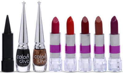 

Color Diva Amazing Beauty Makeup Combo(Pack of 8)