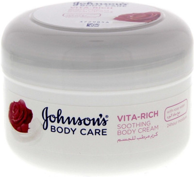 

Johnson's Vita-Rich Rose Water Body Cream (Imported)(200 ml)